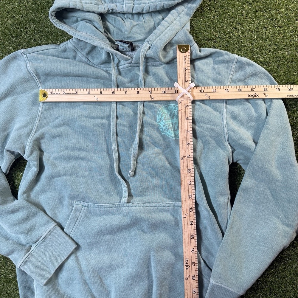 Santa Cruz Long Sleeve Blue Hooded Pullover Sweatshirt XS - Picture 3 of 8